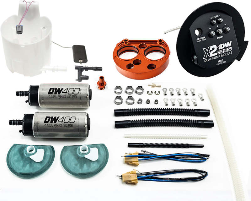 DeatschWerks 11-19 Ford Mustang X2 Series Fuel Pump Module w/Dual DW400 Pumps - 9-401-7030