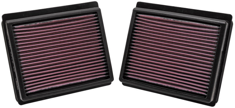 K&amp;N Replacement Air Filter INFINITI M35 3.5L V6; 09-10 (2 PER BOX) - 33-2440