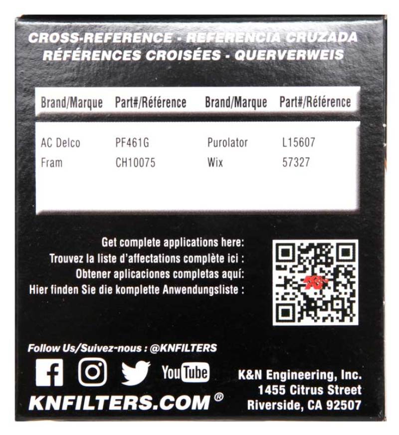 K&amp;N 2019 BMW M2 3.0L/M4 3.0L Cartridge Oil Filter - HP-7014