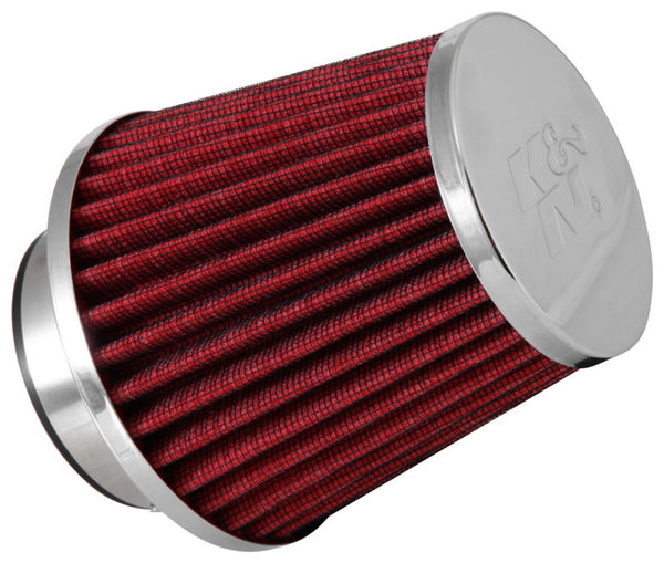 K&N Universal Chrome Filter 2 3/4in FLG / 4 1/2in Bottom / 4 1/2in Height - RG-1003RD-L by K&N Engineering - front view
