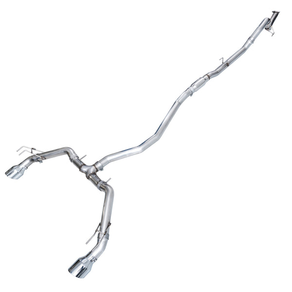 AWE Tuning 22+ Honda Civic Si/Acura Integra Track Edition Catback Exhaust - Dual Chrome Silver Tips - 3020-32331 for 2022-202
