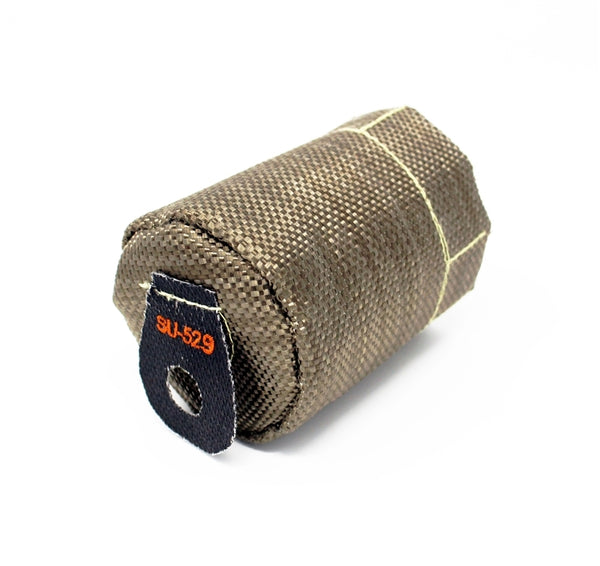 Torque Solution Thermal Oil Filter Blanket for Subaru EJ (Tall) / Nissan - TS-SU-529 by Torque Solution - front view