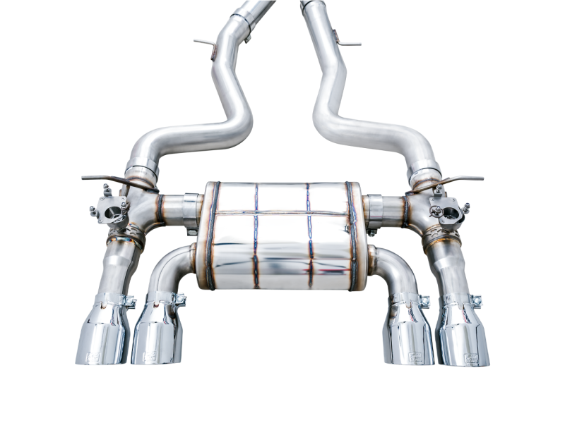 AWE Tuning BMW F8X M3/M4 SwitchPath Catback Exhaust - Chrome Silver Tips - 3025-42070
