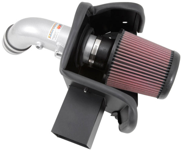 K&N 69 Series Typhoon Performance Intake Kit - Silver for 13-14 Nissan Altima 2.5L L4 - 69-7064TS for 2013-2018 Nissan Altima