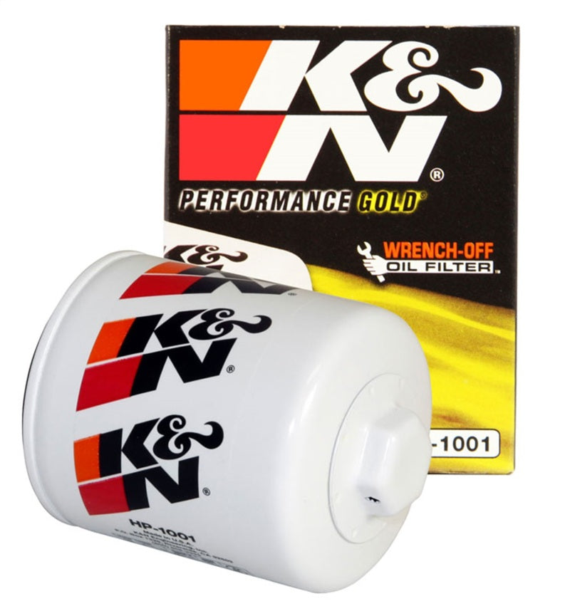 K&N Chevy / Pontiac / GMC / Buick Performance Gold Oil Filter - HP-1001