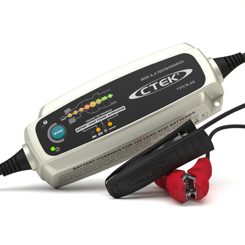 CTEK Battery Charger - MUS 4.3 Test &amp; Charge - 12V - 56-959