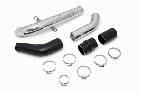 AMS Performance 08-15 Mitsubishi EVO X Upper I/C Pipe - Black Powder Coat - AMS.04.09.0002-2 for 2008-2015 Mitsubishi Lancer 