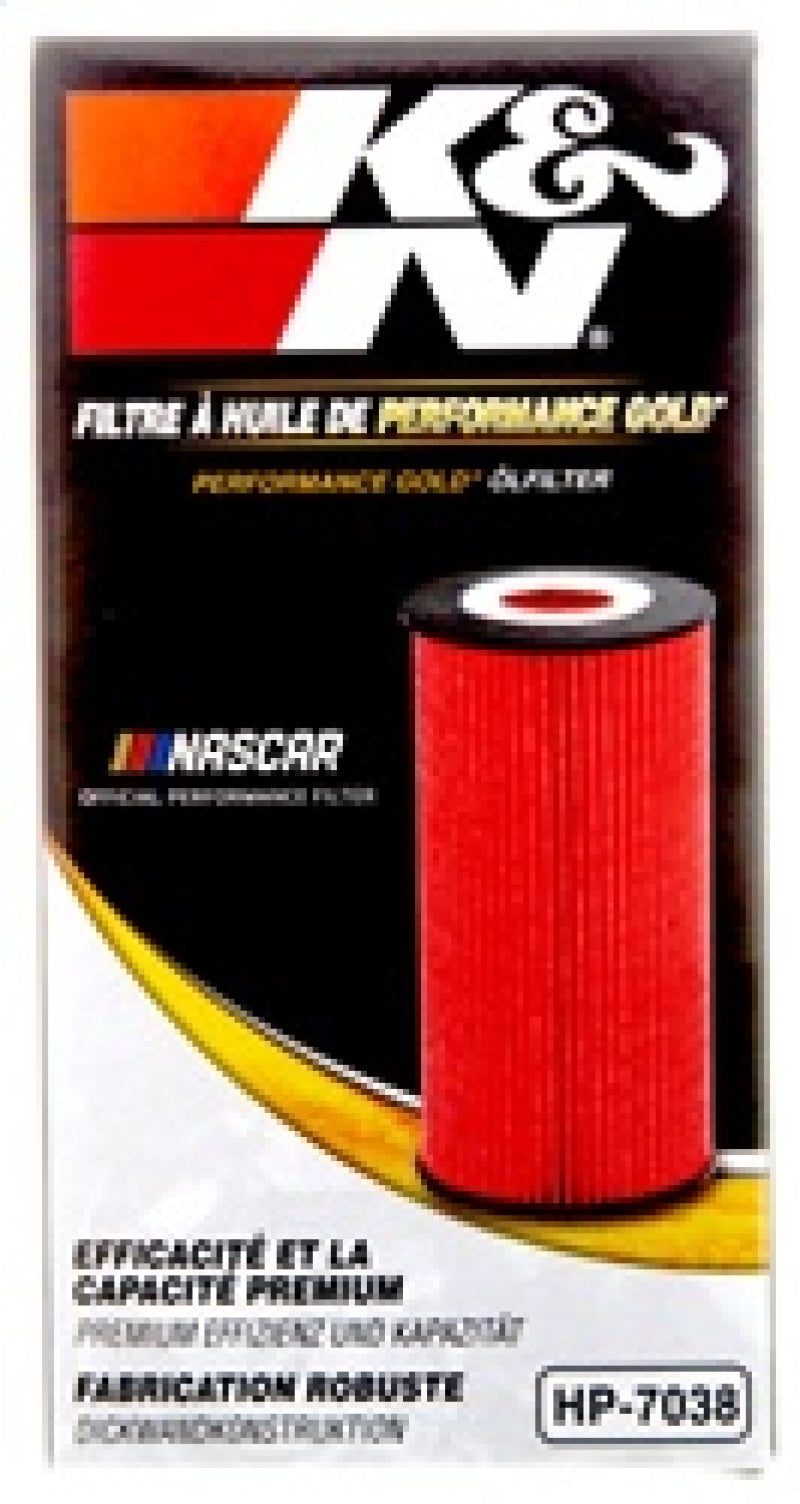 K&amp;N Performance Oil Filter for 2019 Audi A3 2.0L - HP-7038