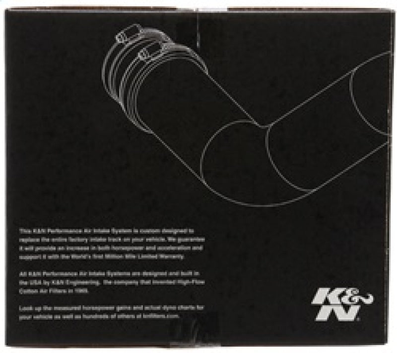 K&amp;N 16-17 Nissan Titan XD V8-5.0L Performance Air Intake Kit - Metal - 77-6017KS