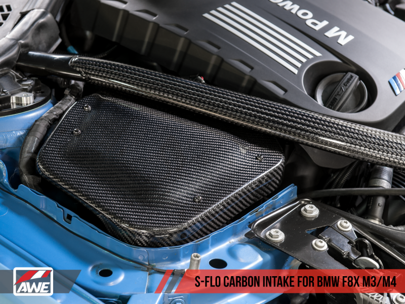 AWE Tuning BMW F8x M3/M4 S-FLO Carbon Intake - 2660-13038