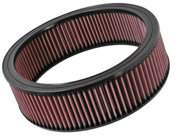 K&N Replacement Air Filter GM CARS & TRUCKS, 1968-97 - E-1500 for 1980-1991 GMC Jimmy - front view