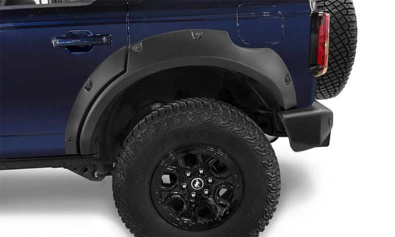 Bushwacker 2021+ Ford Bronco 4-Door Pocket Style Flares 4pc - Black - 20960-02