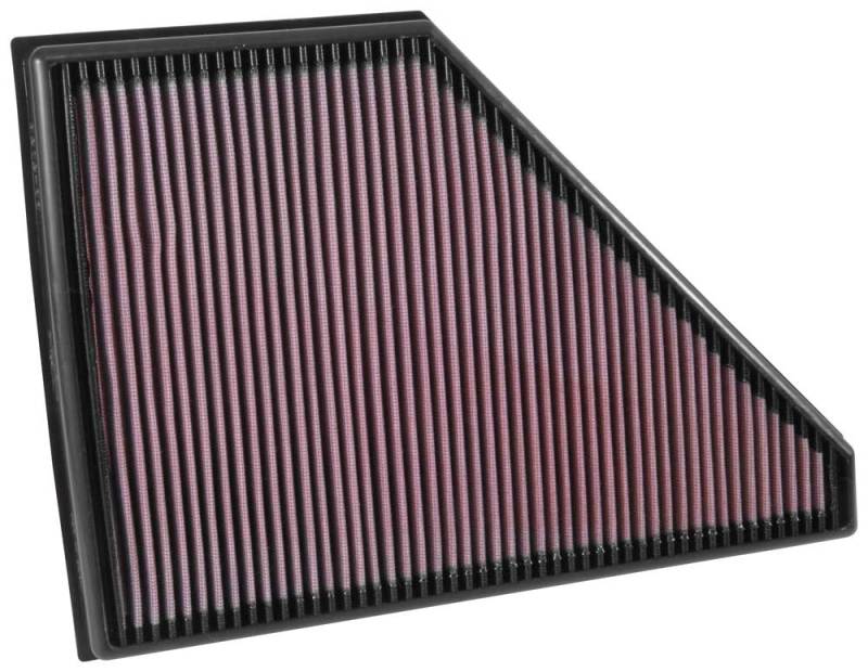 K&N 2017 Cadillac XT5/ GMS Arcadia 3.6L V6 F/I Drop In Air Filter - 33-5056 for 2017-2026 GMC Acadia - front view