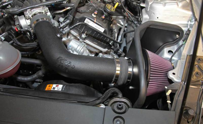 K&amp;N 15-17 Ford Mustang 3.7L V6 F/I Performance Intake Kit - 57-2594