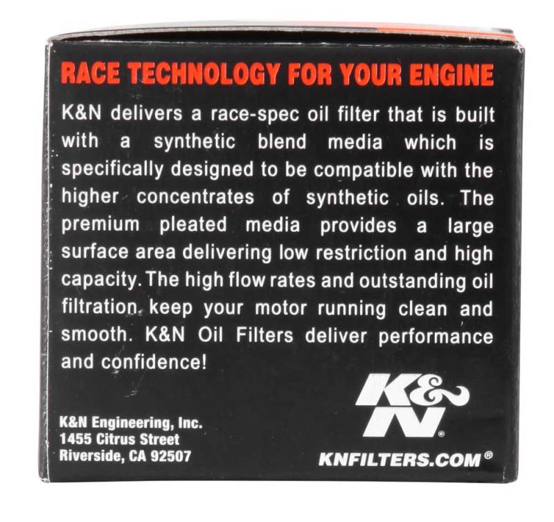 K&N Kawasaki / Suzuki / Betamotor 1.5in OD x 1.719in H Oil Filter - KN-207