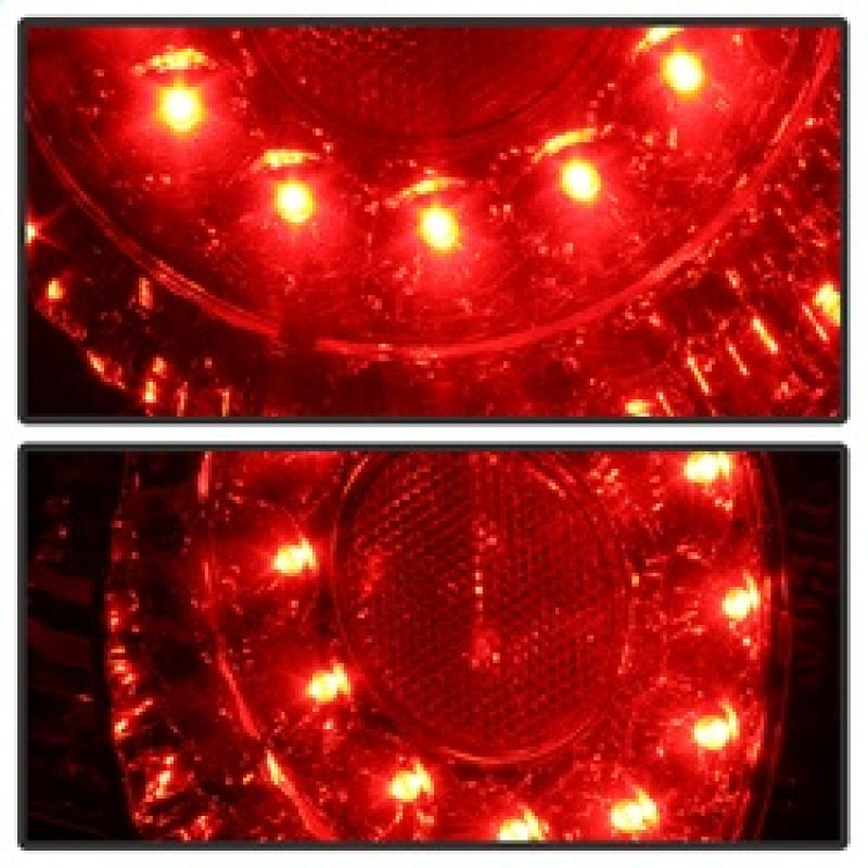 Spyder Acura RSX 02-04 LED Tail Lights Red Clear ALT-YD-ARSX02-LED-RC - 5000385