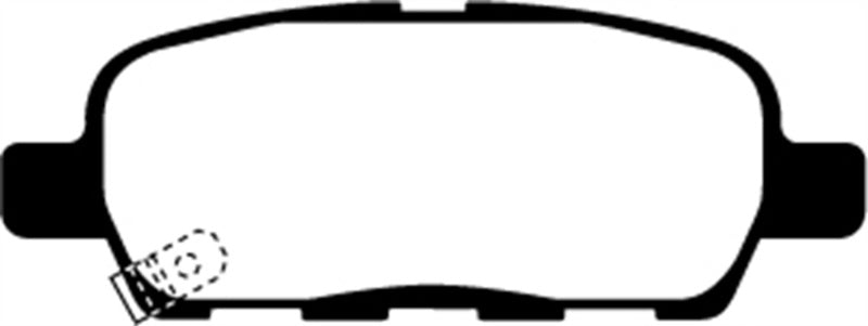 EBC 03-05 Infiniti FX35 3.5 Yellowstuff Rear Brake Pads - DP41666R