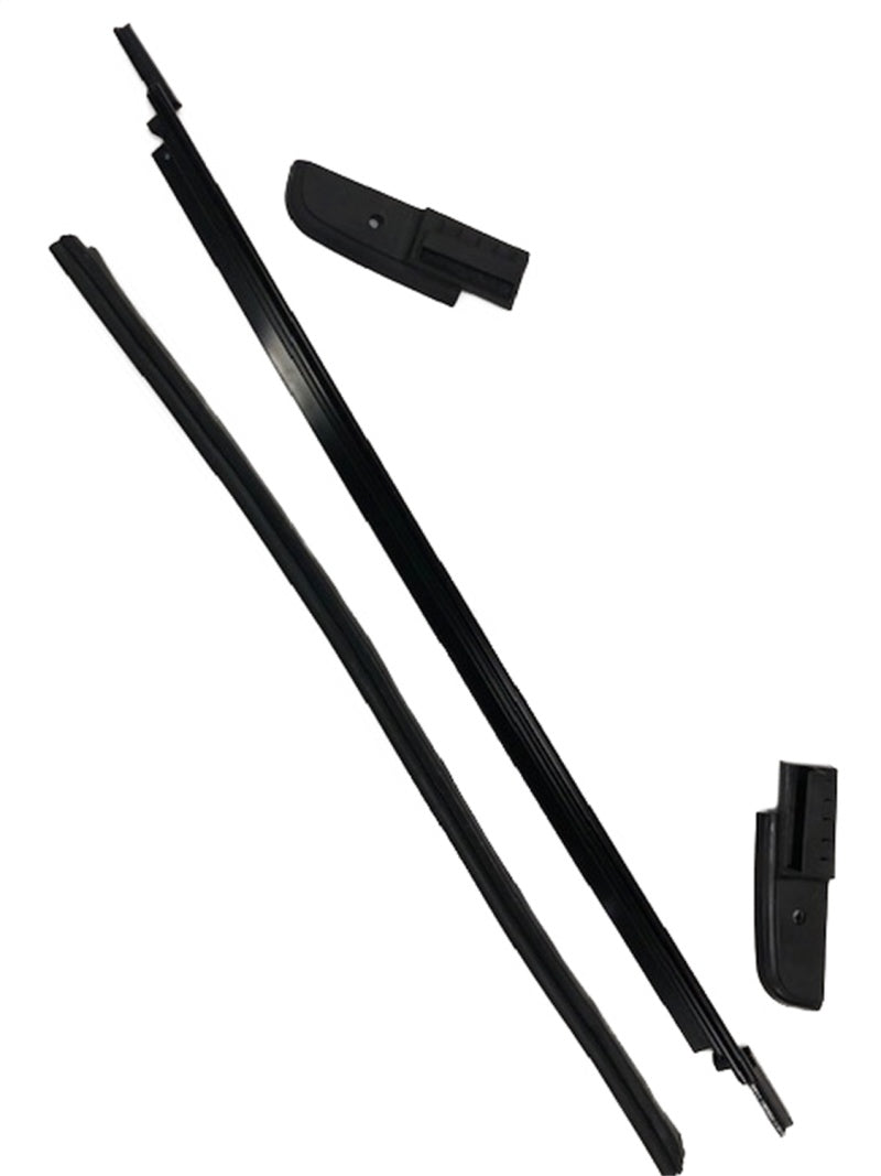 Rampage 2018+ Jeep Wrangler JL (2 &amp; 4 Door) Soft Top Tailgate Bar - Black - 87136