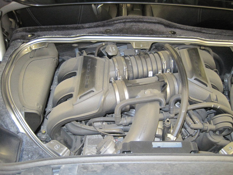 K&N 05-06 Porsche Boxster 2.7L-F6/3.2L-F6 Drop In Air Filter - E-2295 for 2004-2012 Porsche Boxster - detail view