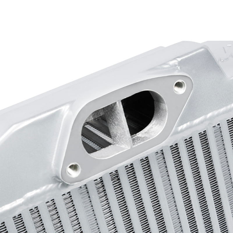 Mishimoto Subaru 08-15 WRX STi Top-Mount Intercooler Kit - Powder Coated Silver &amp; Black Hoses - MMTMIC-STI-08SLBK