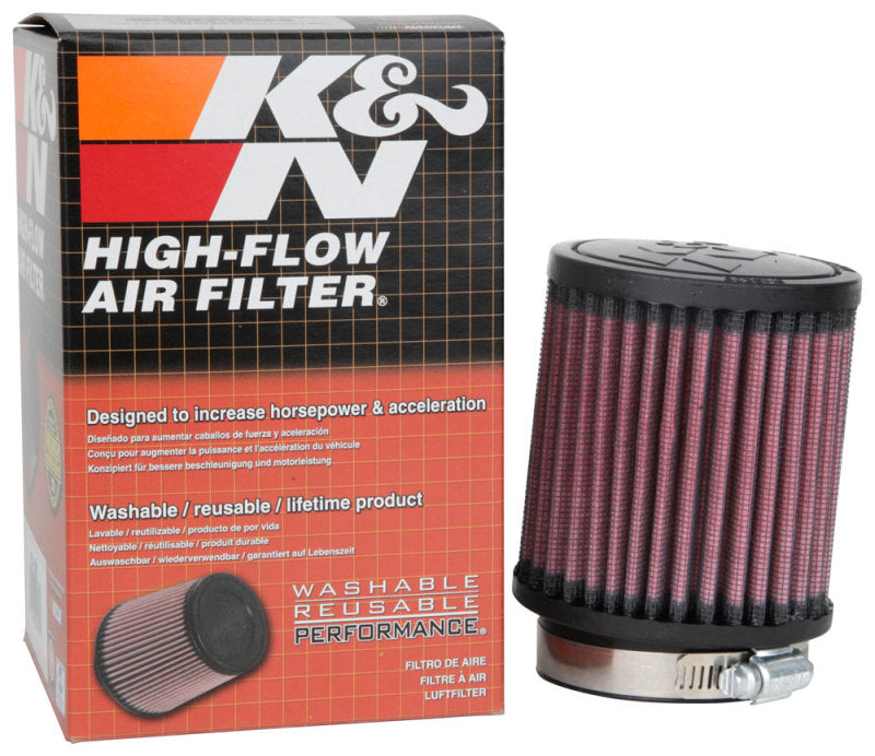 K&N Universal Rubber Filter 2.5 inch 5 Degree FLG 3.5 inch OD 4 inch Height - RB-0700