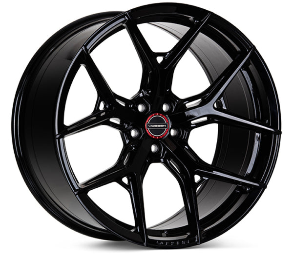Vossen HF-5 20x9 / 5x120 / ET35 / Flat Face / 72.56 - Gloss Black Wheel - HF5-0B01 by Vossen