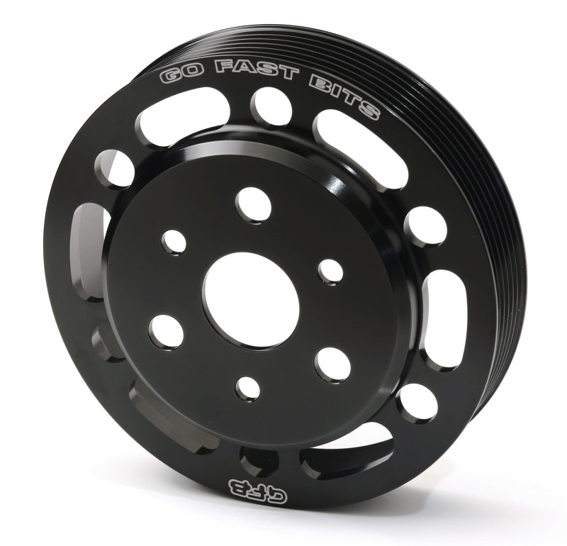 GFB 13+ Subaru BRZ / 13+ Scion FR-S Lightweight Aluminum Water Pump Pulley - 2223 for 2013-2020 Subaru BRZ - angle view