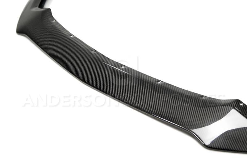Anderson Composites 15-16 Ford Mustang Carbon Fiber Type-AC Front Chin Spoiler - AC-FL15FDMU-AC
