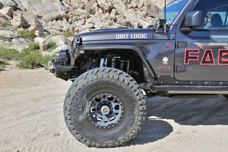 Fabtech 18-21 Jeep JL 4WD Front Steel Tube Fenders - FTS24212