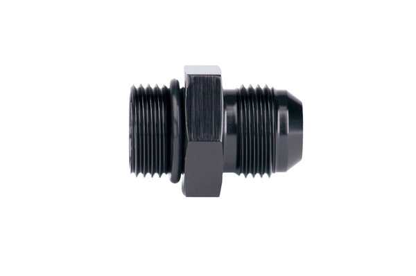Torque Solution Adapter Fitting -6AN Straight Cut ORB to -6AN Flare - TS-FTG-6SC6F by Torque Solution