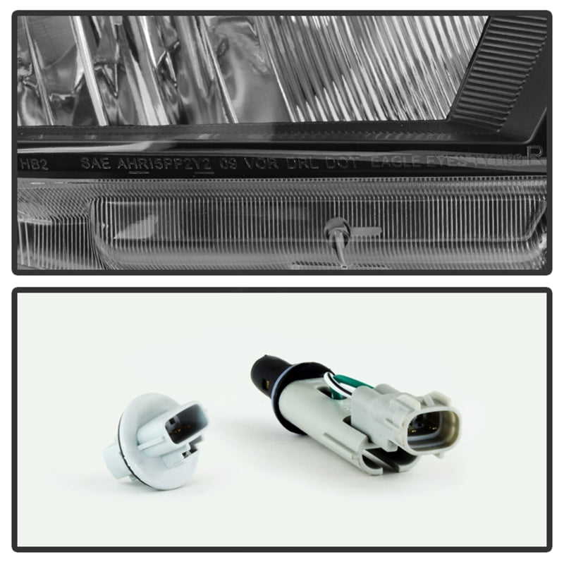 Xtune Toyota Tacoma 2012-2015 OEM Style Headlights Black HD-JH-TTA12-AM-BK - 9031069