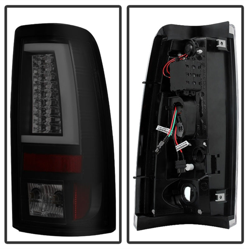 Spyder 03-06  Chevy Silverado (Does Not Fit Stepside) Version 2 LED Tail Lights - Black Smoke - 5083272