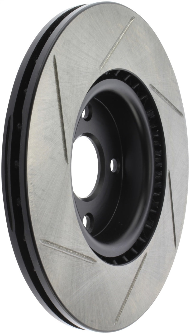 StopTech 16-18 Mazda Miata MX-5 Sport Slotted Front Left Rotor - 126.45090SL