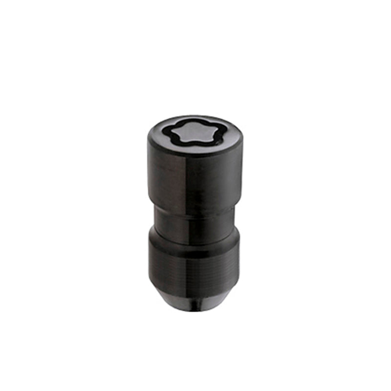 McGard Wheel Lock Nut Set - 4pk. (Cone Seat) M14X1.5 / 21mm &amp; 22mm Dual Hex / 1.639in. L - Black - 24216