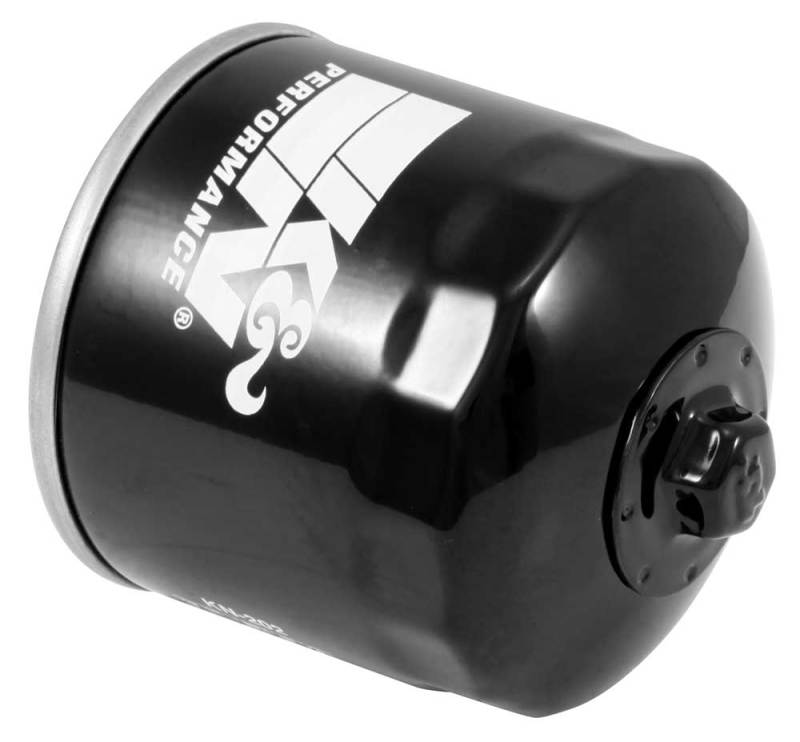 K&N Honda / Kawasaki 3.25in OD x 3.719in H Oil Filter - KN-202 for 1986-1998 Kawasaki VN750A Vulcan 750 - front view