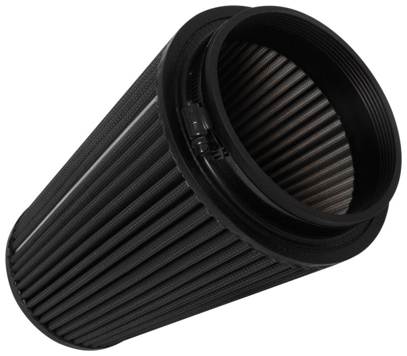 K&N Universal Air Filter (5in Flange / 6-1/2in Base / 4-3/8in Top OD / 8-3/4in Height) - RU-3107HBK