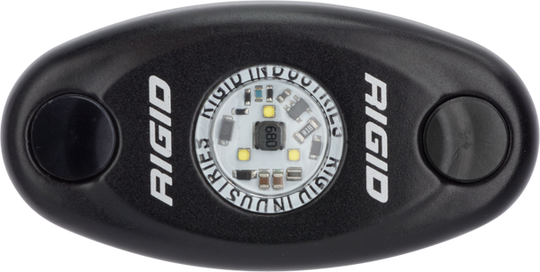 Rigid Industries A-Series Light - Black - High Strength - Cool White - 480093 by Rigid Industries - front view