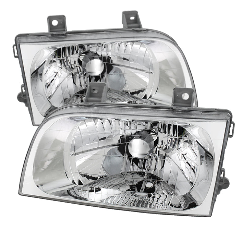 Xtune Kia Sportage 98-02 Crystal Headlights Chrome HD-JH-KIASP98-C - 9025525