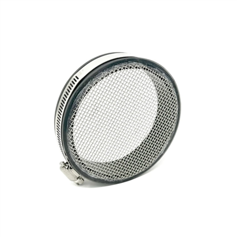 Torque Solution HD Turbo Screen Shield Wire Mesh Filter for 4 inch Inlet / Pipe - TS-TM-482-4 by Torque Solution - front view