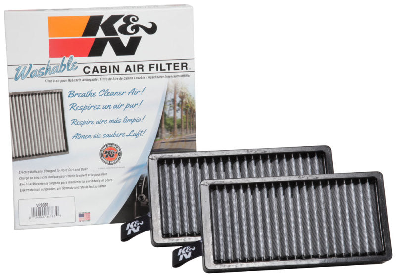 K&N BMW X1 L4-2.0L F/I Cabin Air Filter (2 Per Box) - VF2060
