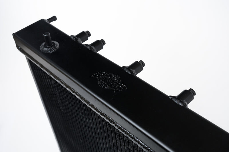 CSF 02-07 Subaru WRX/STI Radiator - Black Finish - 3076B