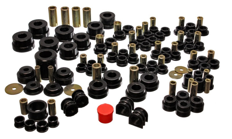 Energy Suspension 02-09 Nissan 350Z / 03-07 Infiniti G35 Coupe Black Hyper-Flex Master Bushing Set - 7.18108G for 2003-2007 I