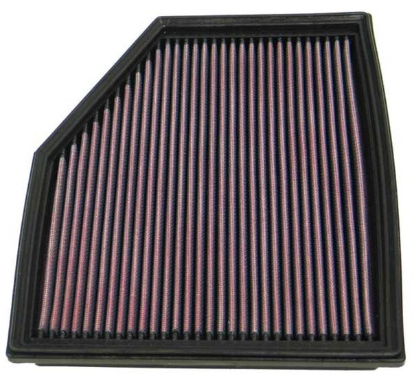 K&N 04 BMW 525i 2.5L-L6 Drop In Air Filter - 33-2292 for 2004-2010 BMW 5 Series - front view