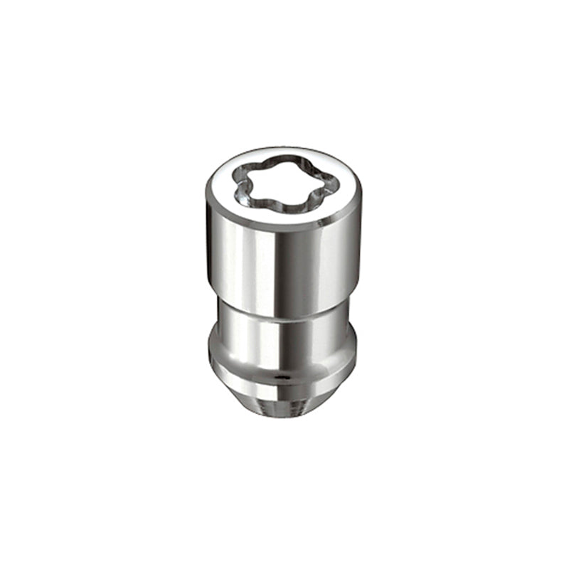McGard Wheel Lock Nut Set - 5pk. (Cone Seat) 1/2-20 / 3/4 &amp;13/16 Dual Hex / 1.46in. Length - Chrome - 24538