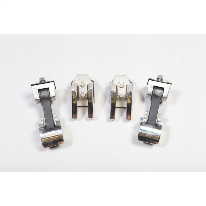 Rugged Ridge 07-18 Jeep Wrangler Stainless Steel Hood Catch Set - 11116.06