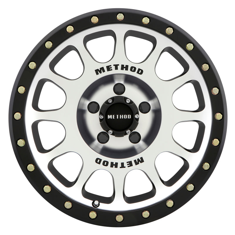 Method MR305 NV 17x8.5 0mm Offset 5x5.5 108mm CB Machined/Black Street Loc Wheel - MR30578555300