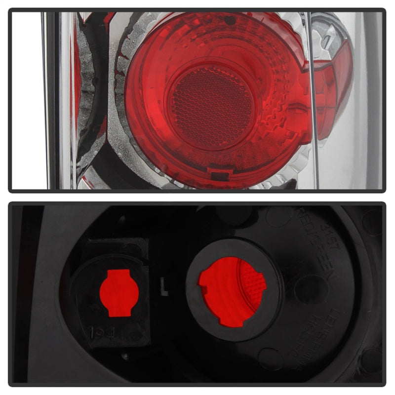 Spyder Cadillac Escalade SUV (Not EXT)02-06 Euro Style Tail Lights Chrome ALT-YD-CE02-C - 5001603