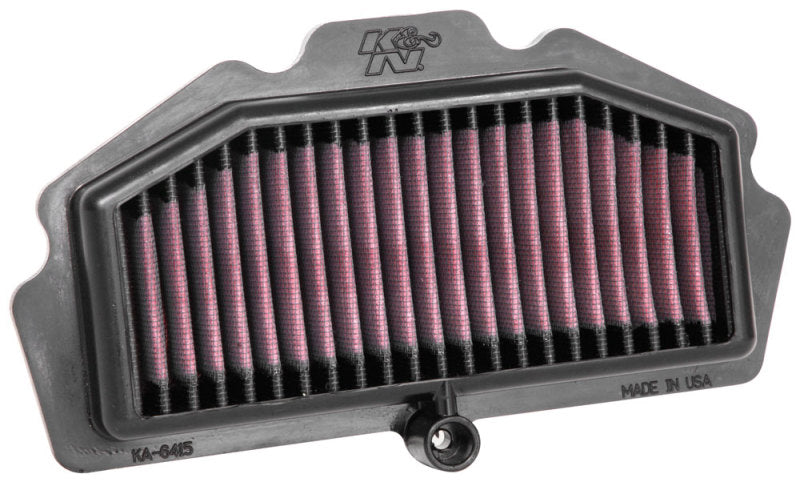 Replacement Air Filter KAWASAKI KLE650; 2019 Pack of 6 - KA-6415 for 2015-2022 Kawasaki EN650 Vulcan S - front view