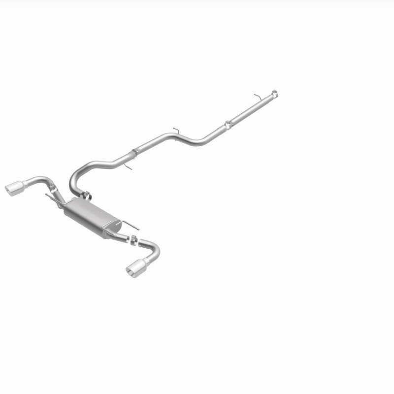 MagnaFlow 10-12 Mazda 3 L4 2.5L Hatchback Split Rear Exit Stainless Cat Back Performance Exhaust - 15146