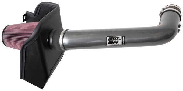 K&N 2020 Ford F250/350 6.2L V8 High Flow Performance Intake Kit - 77-2593KC for 2020-2022 Ford F 250 - front view
